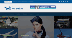 Desktop Screenshot of cielquebecois.com